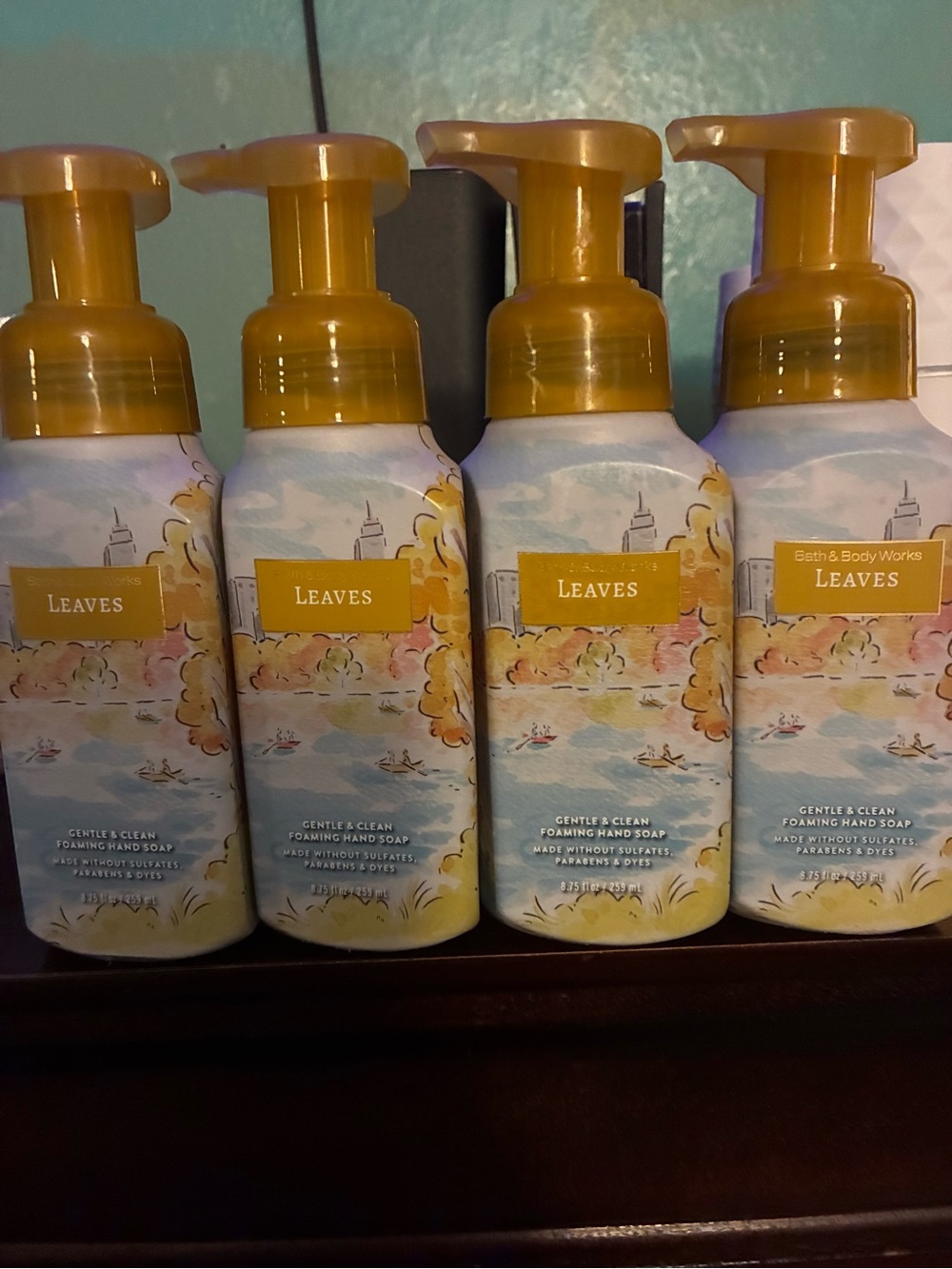 Bath & Body Works Leaves Foaming Hand Soap Set - Yellow Pump